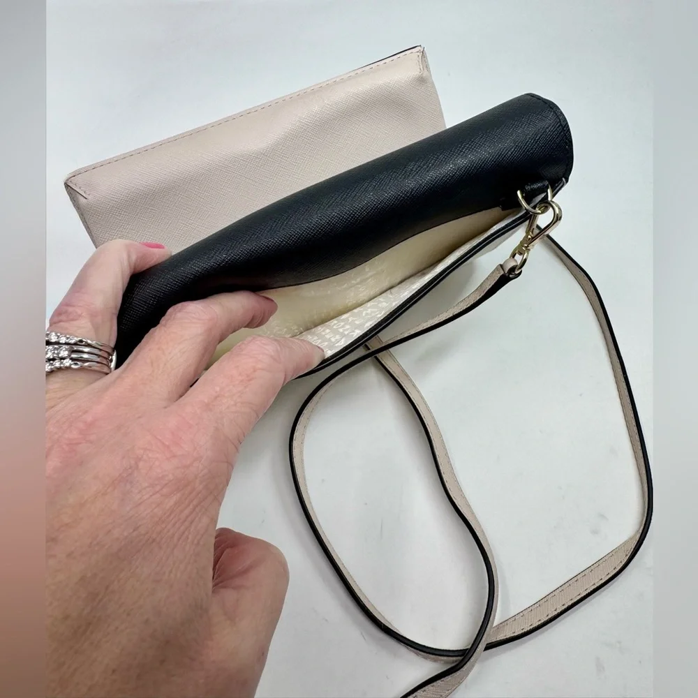 Kate Spade Black and Cream Crossbody Bag - Picture 5 of 7